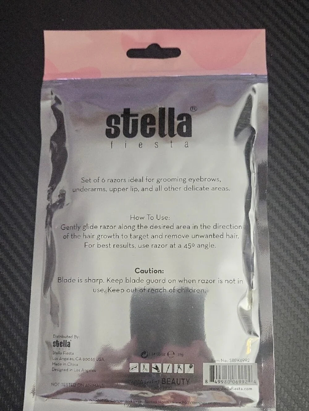 Stella Set of‎ 6 Facial Razors